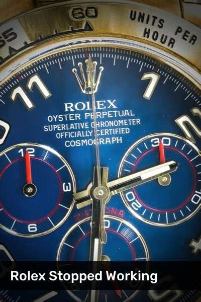 rolex stopped working after winding|my rolex watch keeps stopping.